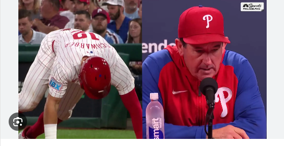 Huge Concern: Philadelphia Phillies Manage-Rob Thomson Gives Shocking Statement On Aaron Nola Struggles. As Kyle Schwarber Exit Due To Elbow(Discomfort) Leaves Fans In Grave Worry After Setting Leadoff HR Record…SEE MORE…